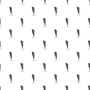 Repeating cartoon stalactite pattern vector illustration seamless Illustrazione stock