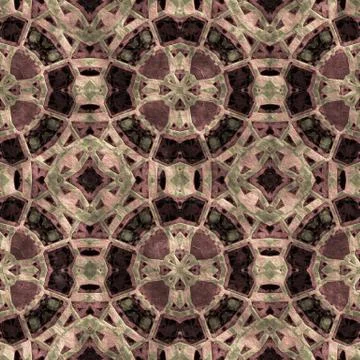 Repeating  carved stone background Stock Illustration