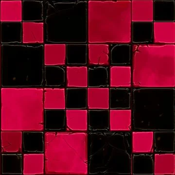 Repeating ceramic mosaic pattern Illustrazione stock