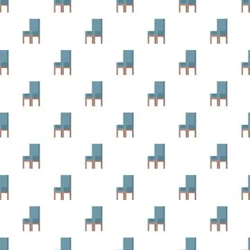 Repeating chair pattern creating abstract furniture background Stockillustratie