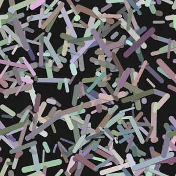 Repeating chaotic stripe pattern background from multicolored rounded lines Stock Illustration