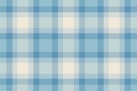 Repeating check plaid seamless, horizontal vector pattern background. Creat.. Stock Illustration