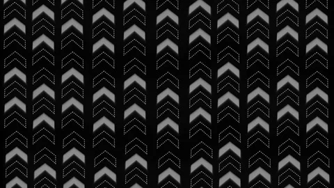 Repeating chevron pattern with dotted outlines background animation, vertic.. Stock Footage 329833159