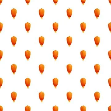 Repeating chinese lantern pattern forming festive background design Stock Illustration