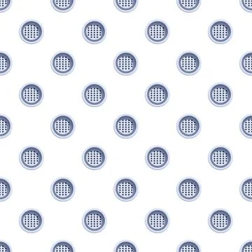 Repeating circular pattern with small dots abstract design Stock Illustration