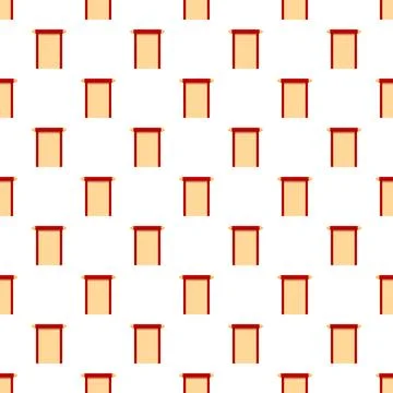Repeating classic red parchment scroll document pattern 스톡 일러스트