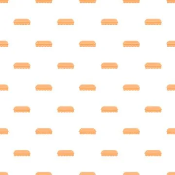 Repeating closed empty egg cartons on a white background Stock Illustration