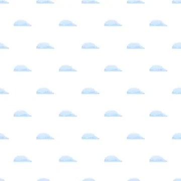 Repeating cloud formations creating a seamless pattern background Stock Illustration