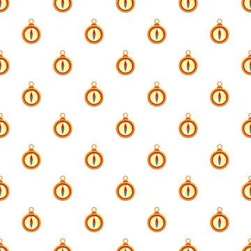 Repeating compass pattern guiding direction and adventure Illustrazione stock