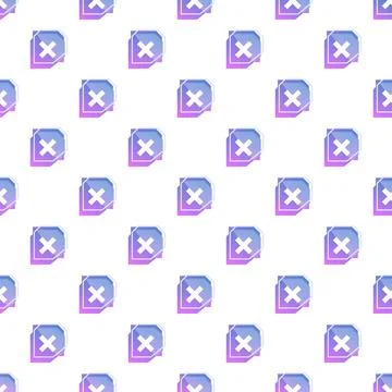 Repeating cross mark symbol pattern background texture Illustrazione stock