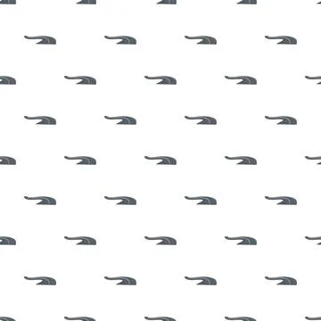 Repeating curved road element seamless pattern background イラスト素材