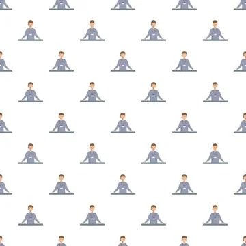 Repeating customer service representative pattern background 스톡 일러스트