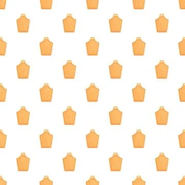 Repeating cutting board pattern for kitchen and cooking background 스톡 일러스트