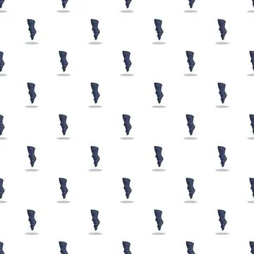 Repeating dark blue cloaked figures pattern Stock Illustration