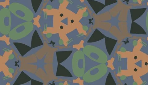 Repeating Dark Wallpaper Pattern Stock Illustration