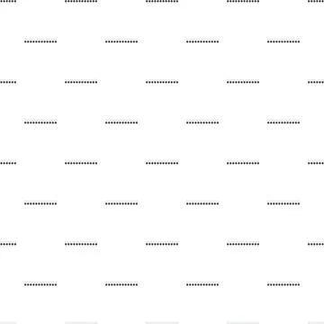 Repeating dashed line dotted pattern background Illustrazione stock