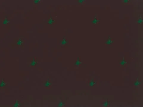 Repeating decorative pattern featuring stylized green spider silhouettes Stock Illustration