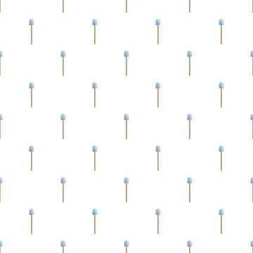 Repeating dental cleaning tools creating a seamless pattern Illustrazione stock