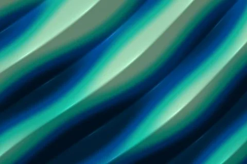 Repeating diagonal bands in mint, turquoise and deep navy sweep across the .. Stock Illustration