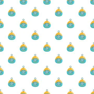 Repeating digital pet toy gadget seamless pattern Stock Illustration