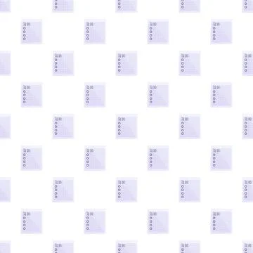 Repeating to do list notes seamless pattern Illustrazione stock