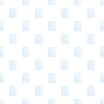 Repeating to do list seamless pattern background Stock Illustration