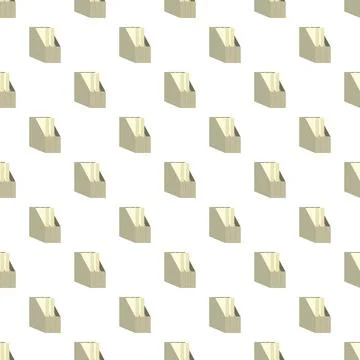 Repeating document holders creating consistent office pattern Stockillustratie