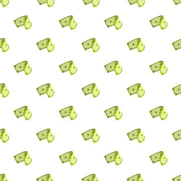 Repeating dollar bill vector creating financial pattern 스톡 일러스트