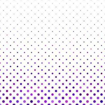 Repeating dot pattern - vector snowfall background graphic from dots Stockillustratie