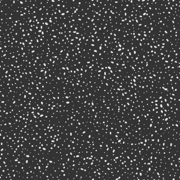 Repeating dotted background. Seamless pattern from drops or blots. Snow backg 스톡 일러스트