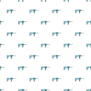 Repeating drill pattern for construction background material Stock Illustration