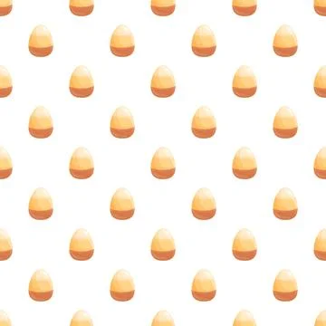 Repeating easter eggs creating seamless celebration pattern 스톡 일러스트