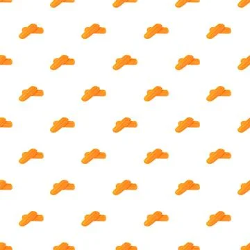 Repeating eclair dessert pattern on white background イラスト素材