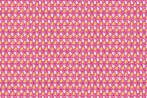 Repeating egg pattern. Funny spring background Illustrazione stock