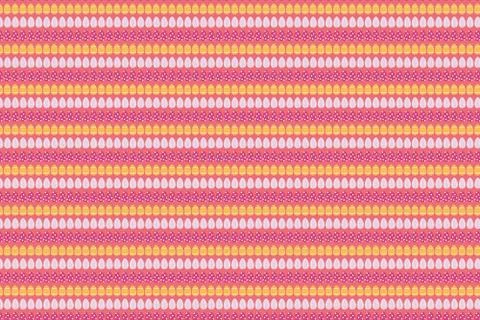 Repeating egg pattern. Funny spring background Stock Illustration