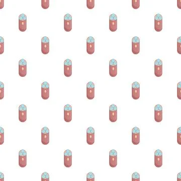 Repeating electric razors creating a cartoon grooming pattern Stock Illustration