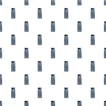 Repeating elevator control panel pattern forming seamless background イラスト素材