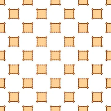 Repeating empty frames creating seamless pattern background Stock Illustration