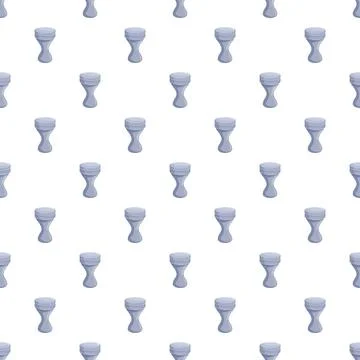 Repeating engine pistons creating mechanical seamless pattern Stock Illustration