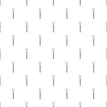 Repeating factory chimney pattern on a white background Stock Illustration