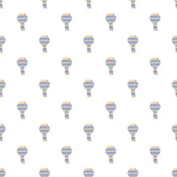 Repeating festive party decoration object pastel pattern イラスト素材