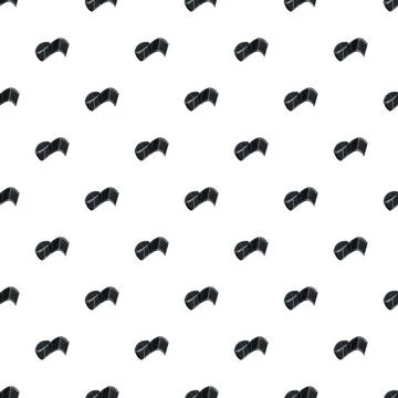 Repeating film strip seamless pattern on white Stock Illustration
