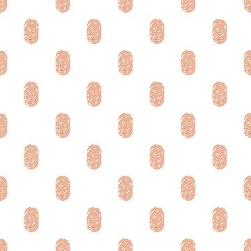 Repeating fingerprint pattern for security and identity applications Stock Illustration