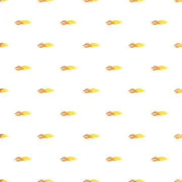 Repeating fire flame abstract pattern creating seamless background Stock Illustration