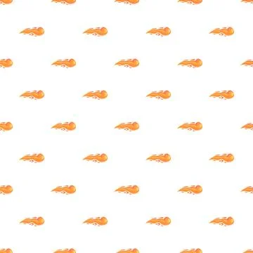 Repeating fire flame pattern on white background Stock Illustration