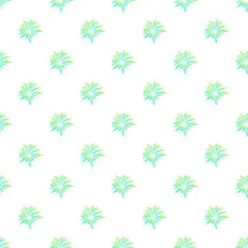 Repeating firework explosions forming a seamless pattern 库存插图