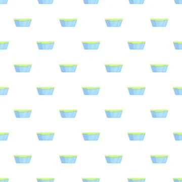 Repeating food containers creating seamless pattern wallpaper Ilustración de archivo