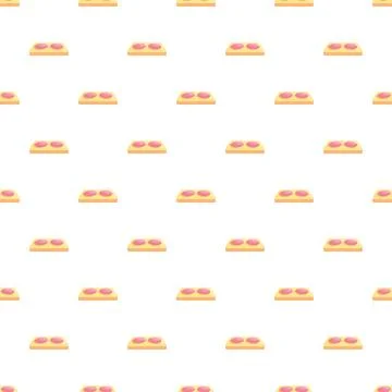 Repeating food design creating a simple background 库存插图