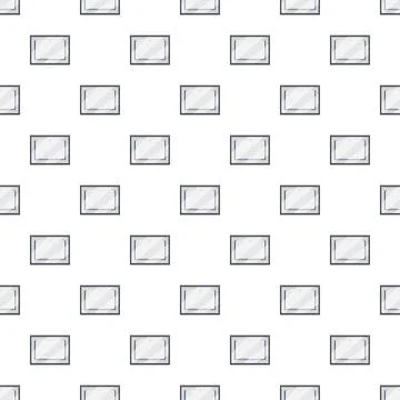 Repeating framed diploma certificate pattern on white background Stock Illustration