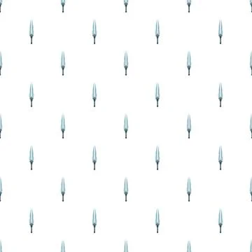 Repeating futuristic blade pattern creating seamless background イラスト素材